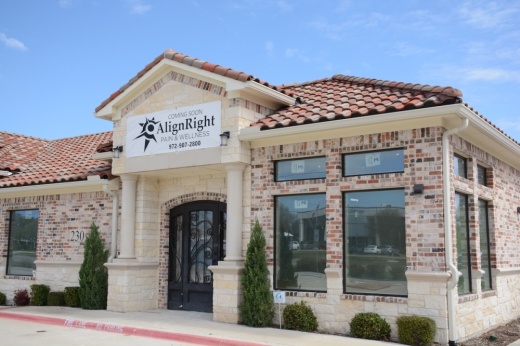 Facade of the building that will house AlignRight Pain & Wellness