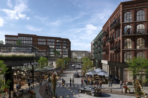 The Shops at Willow Bend redevelopment is set to start in 2025. (Rendering courtesy Centennial)