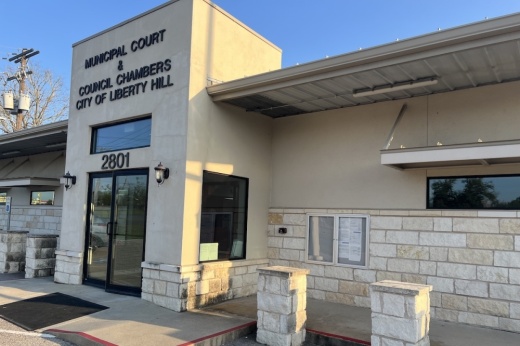 Outside view of Liberty Hill Municipal Court