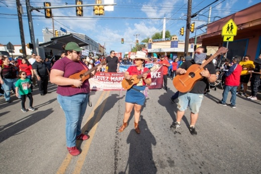 City of San Antonio will co-present the annual Cesar Chavez March for Justice on March 23, starting near Guadalupe Theater and ending at Hemisfair. (Courtesy city of San Antonio)