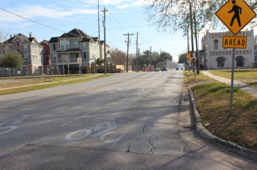The 11th Street Safety Improvements Project was aimed at addressing traffic safety concerns along the 1.5-mile segment from Shepherd to Michauz in the Heights neighborhood. (Shawn Arrajj/Community Impact Newspaper)