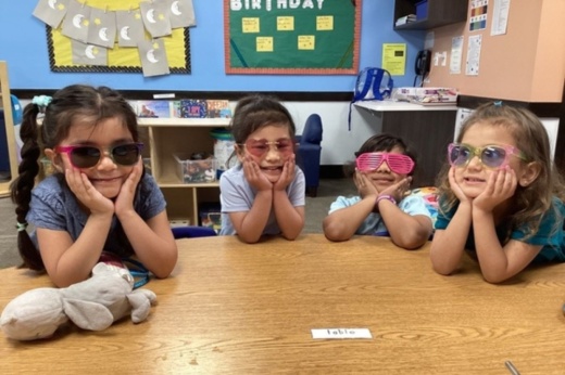 students in early learning classroom