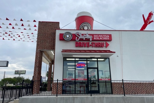 The photo shows the exterior of Shipley Do-Nuts in north Houston.