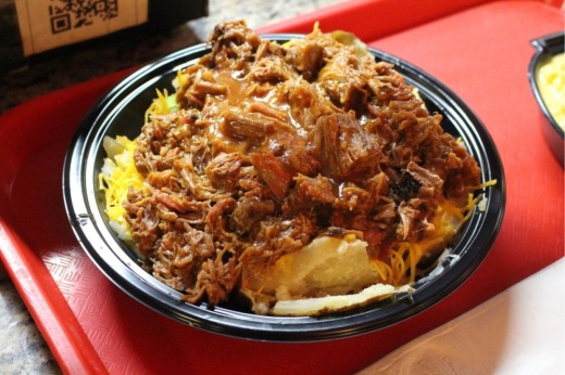barbecue baked potato loaded