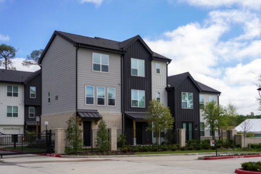 View of the multifamily homes at The Residences at Kingwood