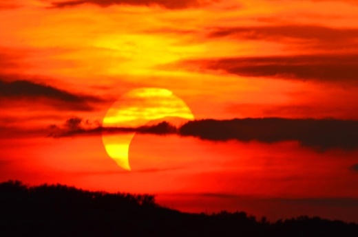 2012 San Antonio view solar eclipse
