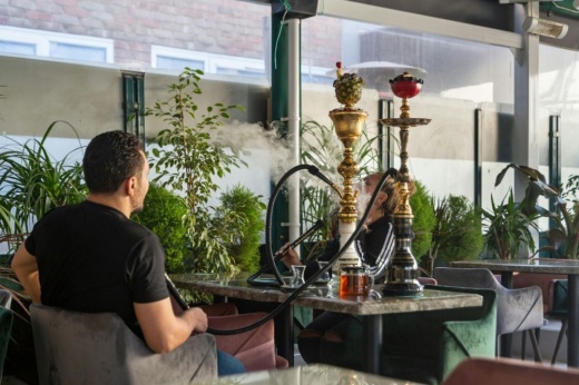 outdoor hookah lounge