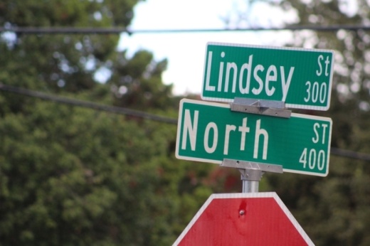 Lindsey Street and North Street intersection