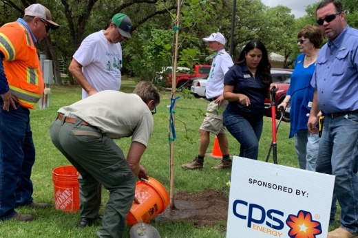 city of Shavano Park courtesy 2022 Arbor/Earth Day tree planting