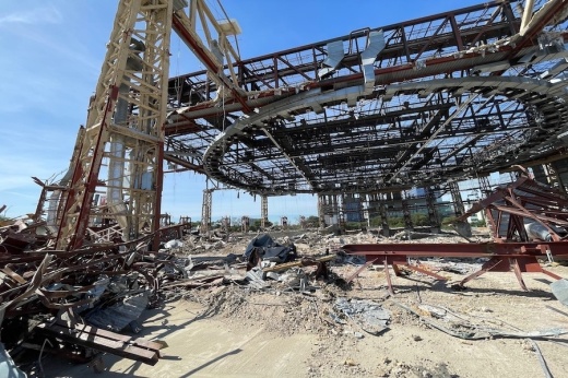 Demolition of the Frank Erwin Center