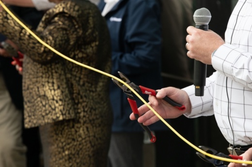 Wire cutting from Alterman grand opening