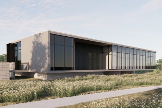 A rendering of the exterior of Westlake Dermatology's Georgetown clinic