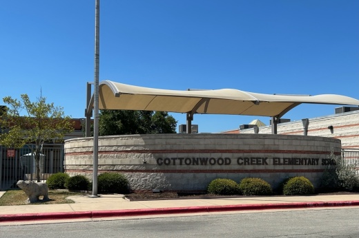 Cottonwood Creek Elementary signage
