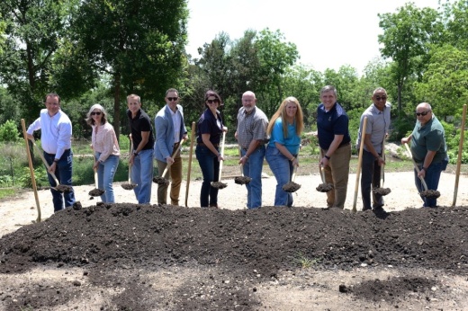 Cedar Park leaders shoveling dirt for Bell Park groundbreaking