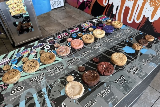 A variety of cookies part of Cookie Plug's menu.