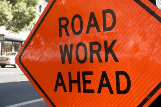 roadwork ahead