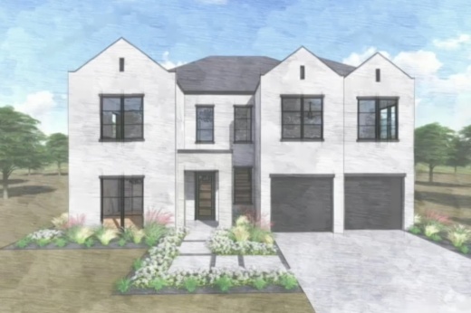 rendering of a proposed house