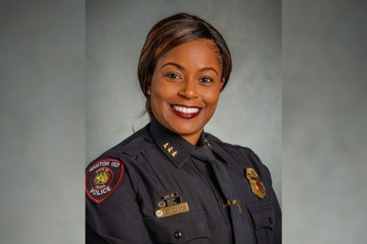 A photo of the new police chief