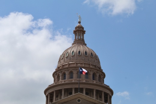 The dome of the Texas Capitol in May 2023