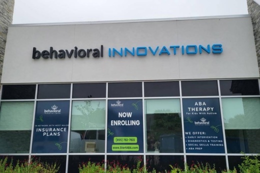 Building with Behavioral Innovations signage.