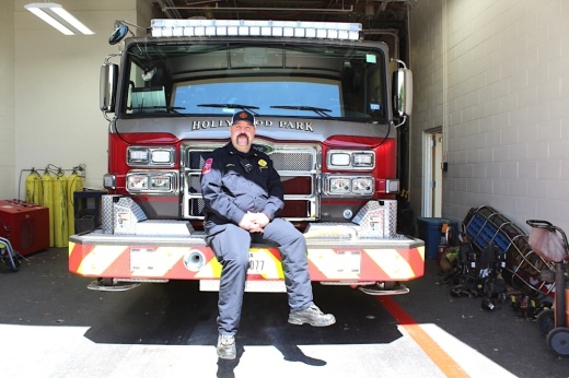 Photo of Hollywood Park's fire chief Todd Morgan