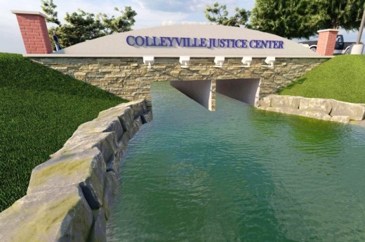 rendering of a construction project