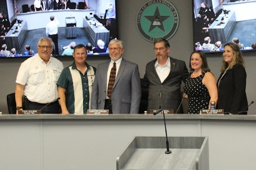 Photo of Hollywood Park's new city council