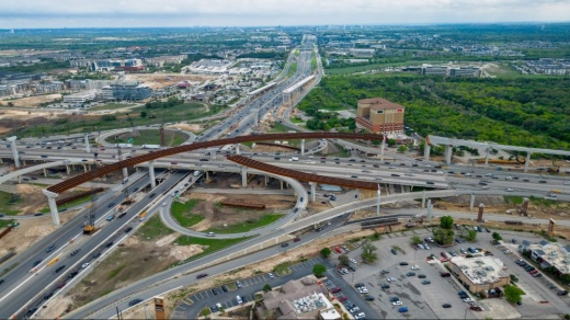 aerial photo of I-10/Loop 1604 interchange