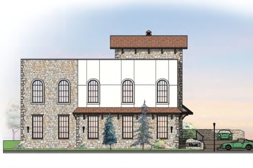 rendering of a bank