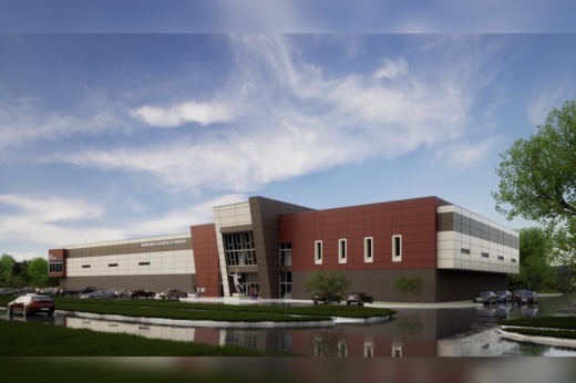 Rendering of the sports facility