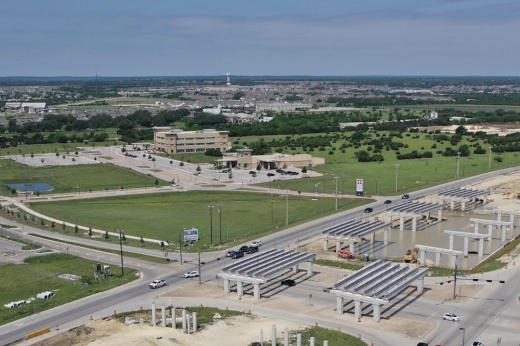 Aerial view of the St. David's site in Leander