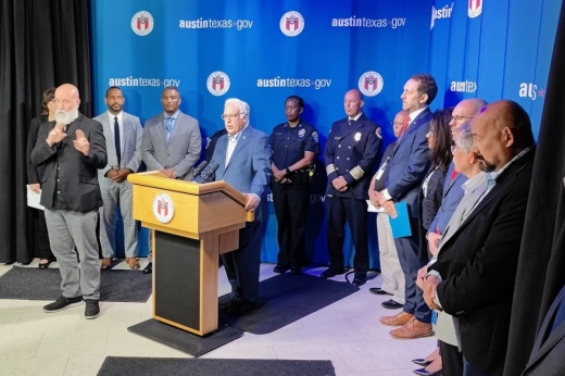 Austin heat press conference