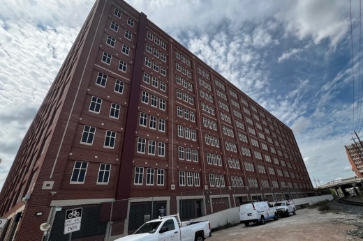 Exterior of Harris County Jail.