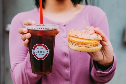 Scooter's Coffee serves a variety of hot and iced coffees along with other beverages and breakfast food. (Courtesy Scooter's Coffee)
