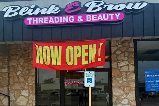 storefront of Blink and Brow