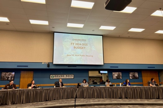 The Round Rock ISD board of trustees passed a balanced operating budget for the 2024-25 fiscal year, which includes 1% raises for staff, on June 18. (Brooke Sjoberg/Community Impact)
