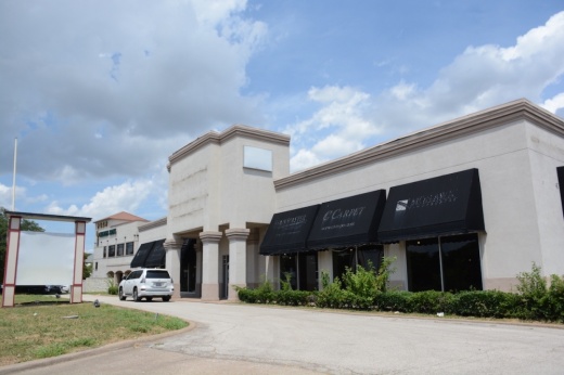 Exterior of the former CC Carpet Flooring and Design building, which is currently vacant
