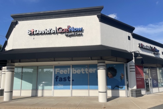 Exterior shot of St. David's CareNow building.