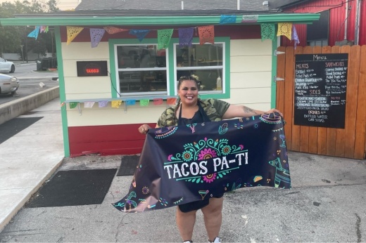 Patricia "Pati" Alvarado opened the Tacos Pa-Ti stand on June 28. (Courtesy Patricia Alvarado)