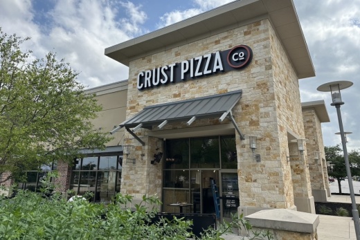 Image shows Crust Pizza Co. in New Braunfels.