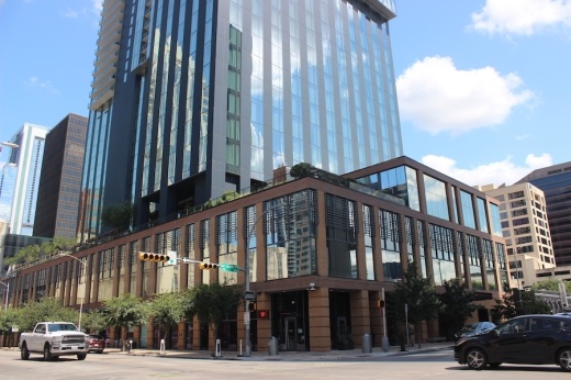 The Thompson Hotel is located at 500 San Jacinto Blvd., Austin. (Ben Thompson/Community Impact)