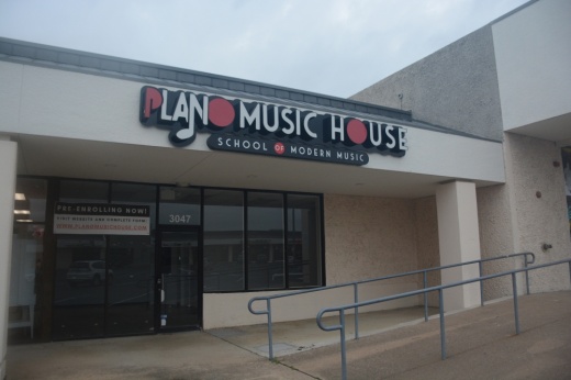 Plano Music House closed in early May. (Connor Pittman/Community Impact)
