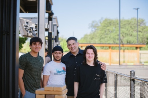 Manny Pelaez, San Antonio District 8 City Council member, stands with members of his 2023 Rising Stars Leadership Program. The 2024 program runs July 29-Aug. 1. (Courtesy city of San Antonio)