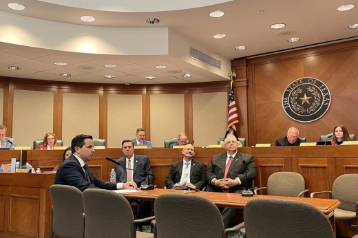 CenterPoint Energy CEO Jason Wells speaks to lawmakers