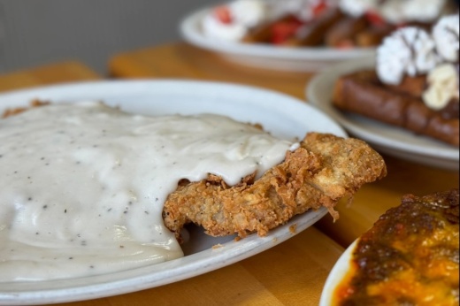chicken fried steak smothered in gravy
