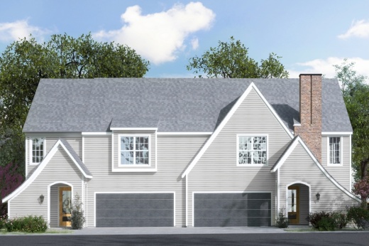 The North Square at Uptown Celina development will span 13 acres. (Rendering courtesy Olivia Clarke Homes)