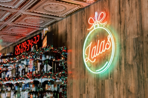Christmas-themed bar Lala's South Pole is now open. (Courtesy Lala's Little Nugget)