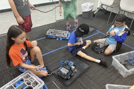 The computer science camps at iCode encourage kids to explore different science, technology, engineering and math skills with half- or full-day options. (Courtesy iCode)