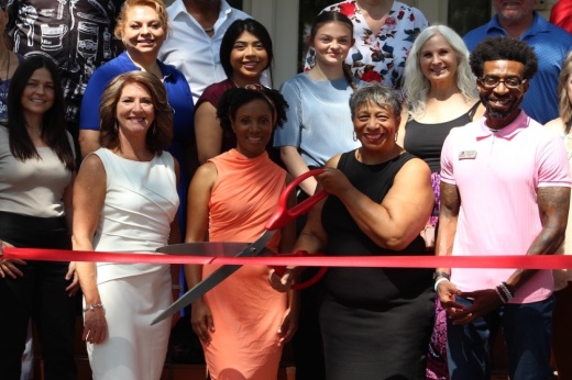 Bungalow 7 Wellness Collection ribbon cutting