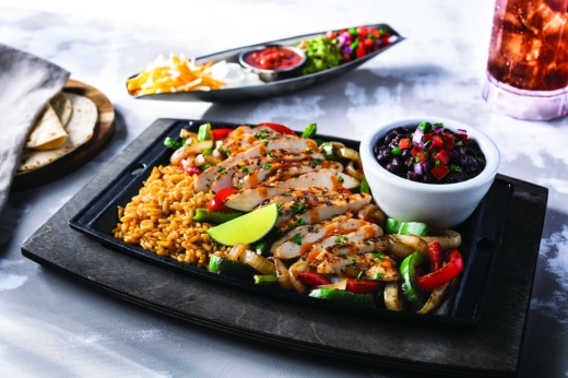 Image of the fajitas served at Chili's.